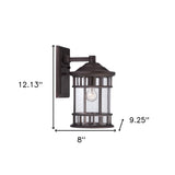XL Antique Bronze Canister Wall Light - Homeroots - Flyclothing LLC