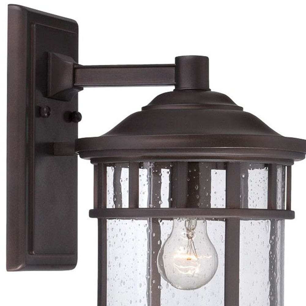 XL Antique Bronze Canister Wall Light - Homeroots - Flyclothing LLC