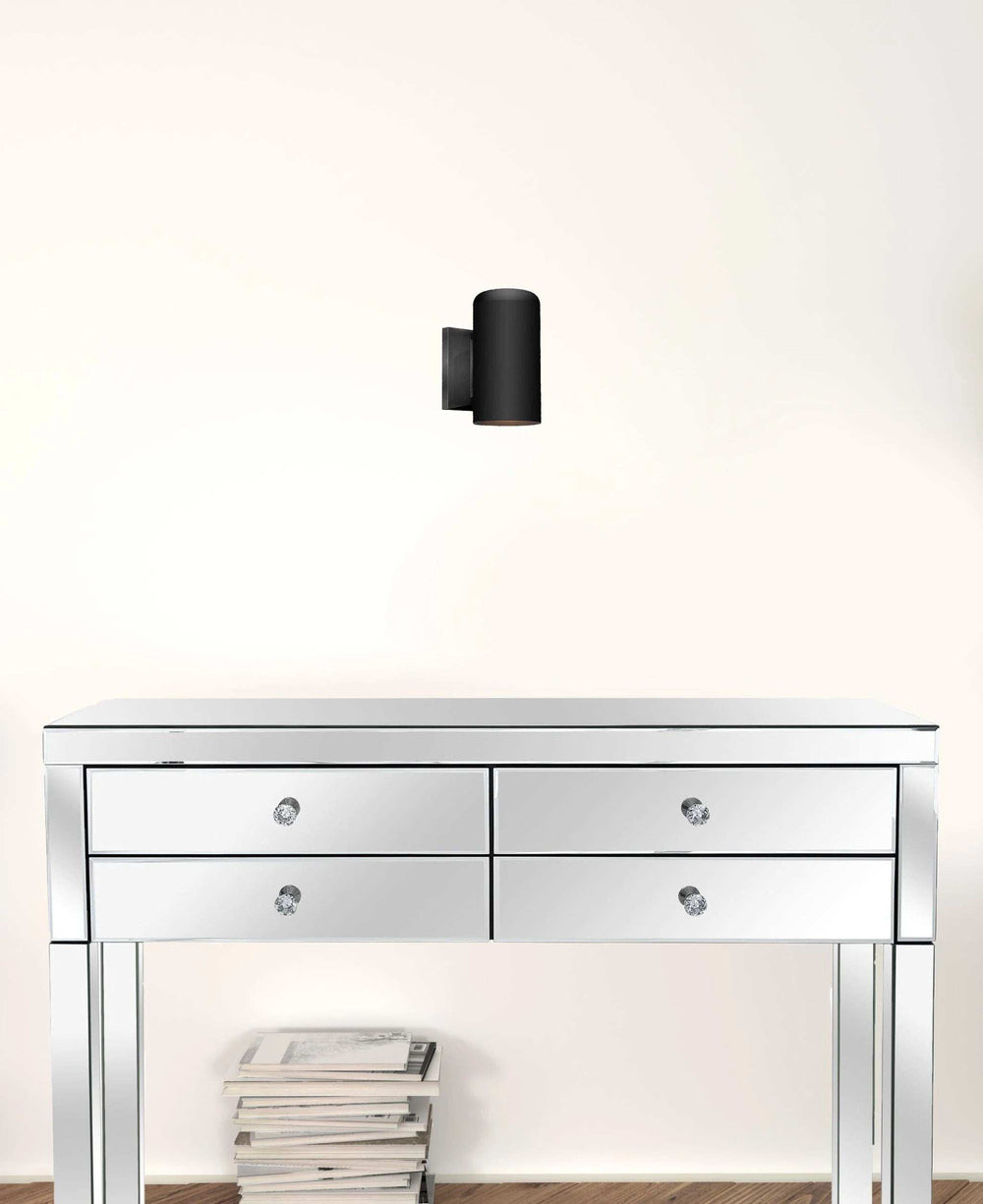 Minimalist Matte Black Wall Sconce - Homeroots - Flyclothing LLC