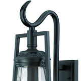 Matte Black Oil Lamp Wall Light - Homeroots