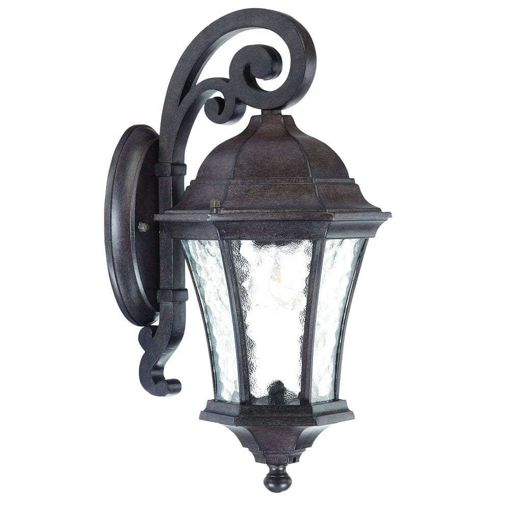 Antique Black Tapered Hanging Lantern Wall Light - Homeroots - Flyclothing LLC