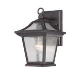 Matte Black Birdhouse Shape Outdoor Wall Light - Homeroots