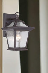 Matte Black Birdhouse Shape Outdoor Wall Light - Homeroots - Flyclothing LLC