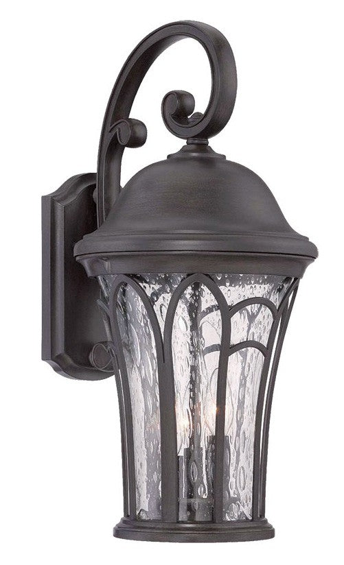Matte Black Tapered Goblet Wall Light - Homeroots