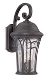 Matte Black Tapered Goblet Wall Light - Homeroots