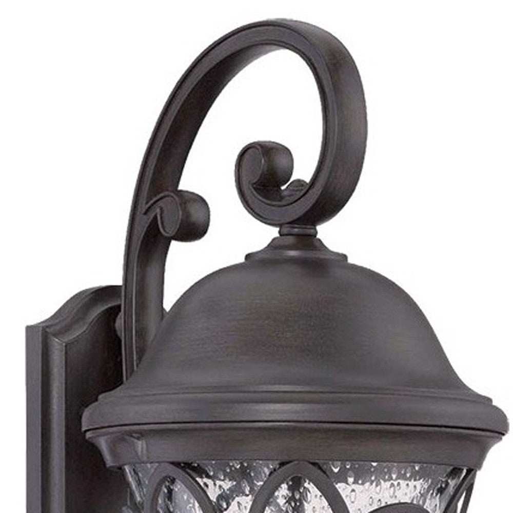Matte Black Tapered Goblet Wall Light - Homeroots - Flyclothing LLC