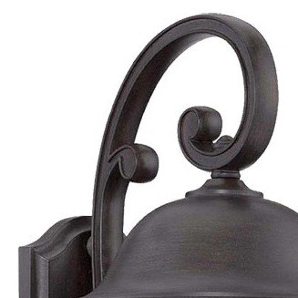 Matte Black Tapered Goblet Wall Light - Homeroots - Flyclothing LLC