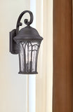 Matte Black Tapered Goblet Wall Light - Homeroots