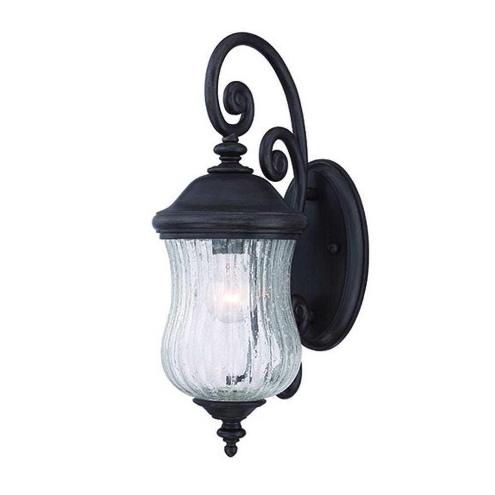Matte Black Urn Shaped Wall Light - Homeroots - Flyclothing LLC