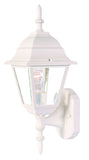 Distressed White Swing Arm Outdoor Wall Light - Homeroots - Flyclothing LLC