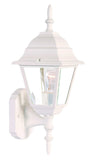 Distressed White Swing Arm Outdoor Wall Light - Homeroots - Flyclothing LLC