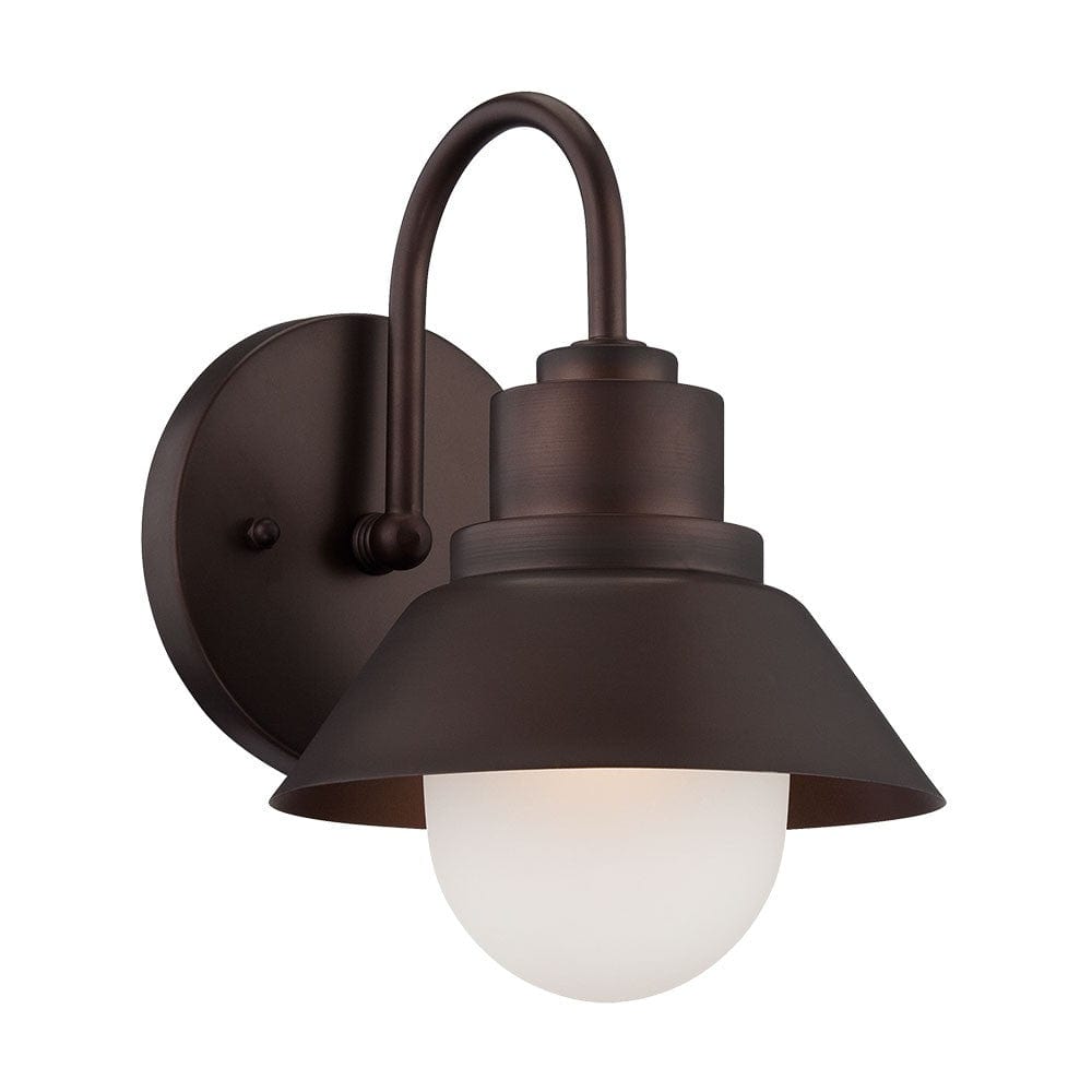 Bronze Lamp Shade Wall Light - Homeroots
