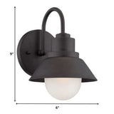 Matte Black Lamp Shade Wall Light - Homeroots - Flyclothing LLC
