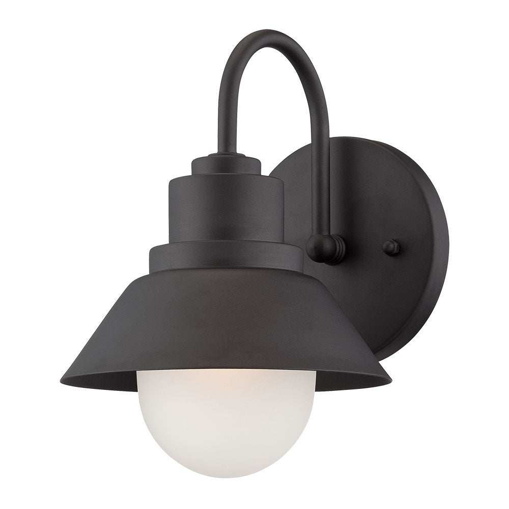 Matte Black Lamp Shade Wall Light - Homeroots - Flyclothing LLC