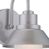 Brushed Silver Lamp Shade Wall Light - Homeroots - Flyclothing LLC