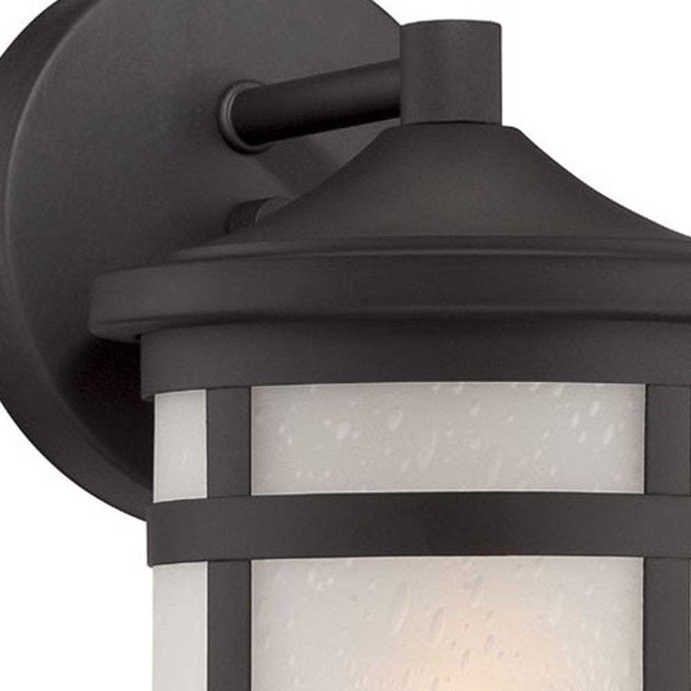 Matte Black Hanging Lantern Shape Wall Light - Homeroots - Flyclothing LLC