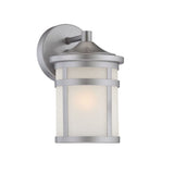 Brushed Silver Hanging Lantern Shape Wall Light - Homeroots