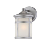 Brushed Silver Hanging Lantern Shape Wall Light - Homeroots