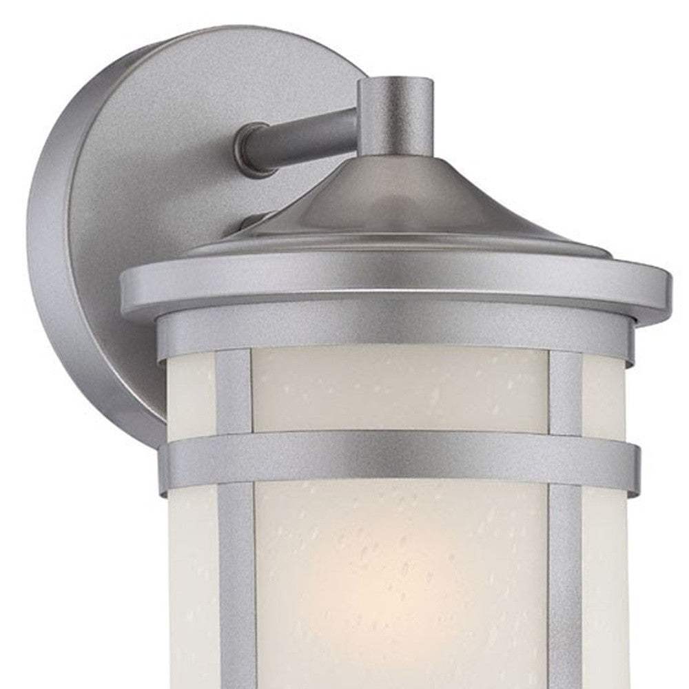 Brushed Silver Hanging Lantern Shape Wall Light - Homeroots - Flyclothing LLC