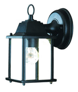 Matte Black Hanging Glass Lantern Wall Light - Homeroots - Flyclothing LLC