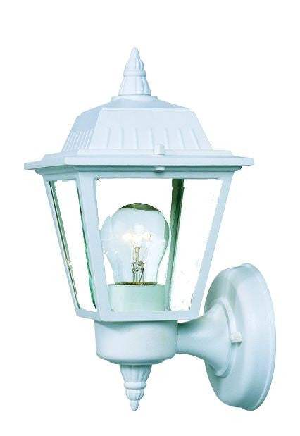 White Cast Aluminum Outdoor Wall Light - Homeroots - Flyclothing LLC