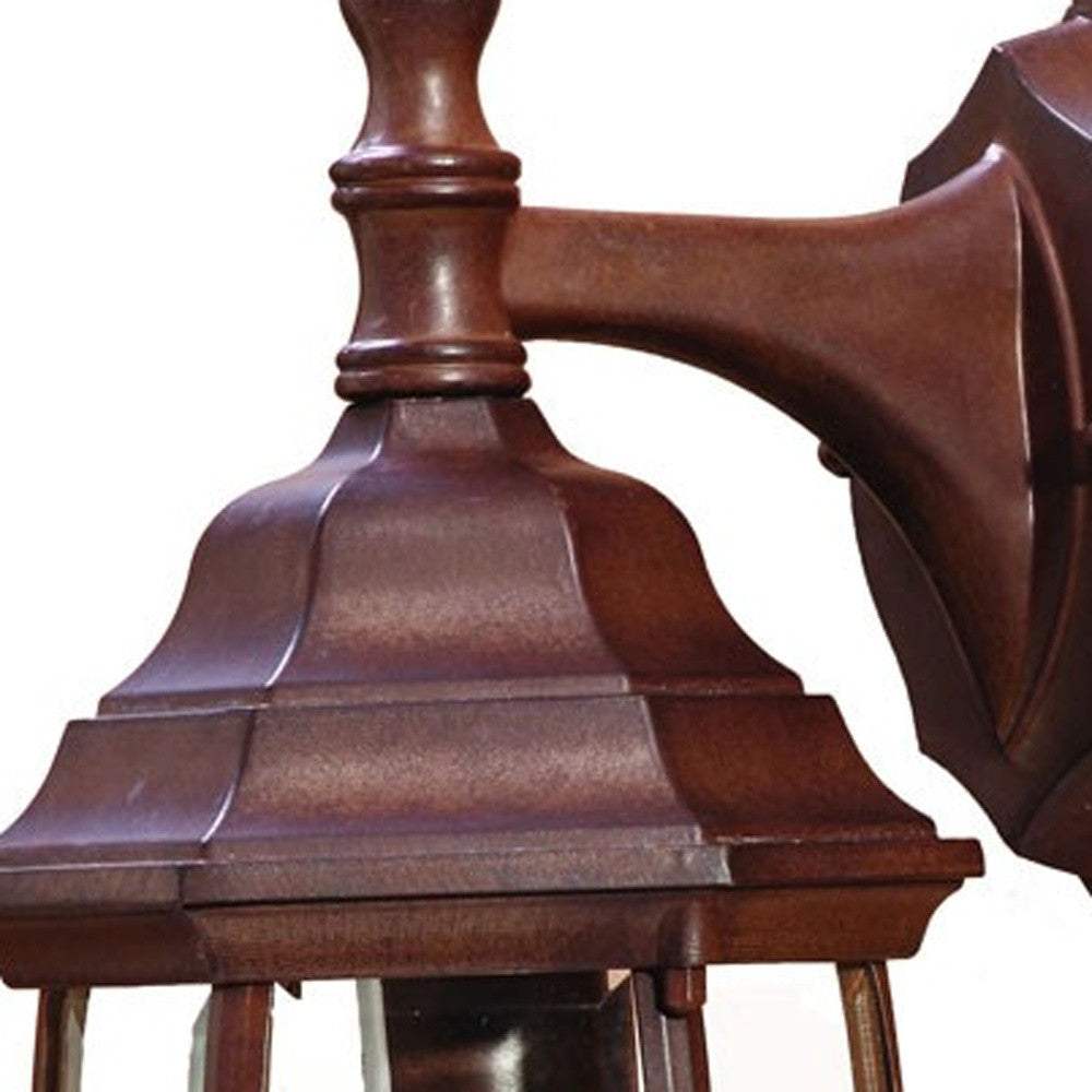 Dark Brown Hanging Globe Lantern Wall Light - Homeroots - Flyclothing LLC