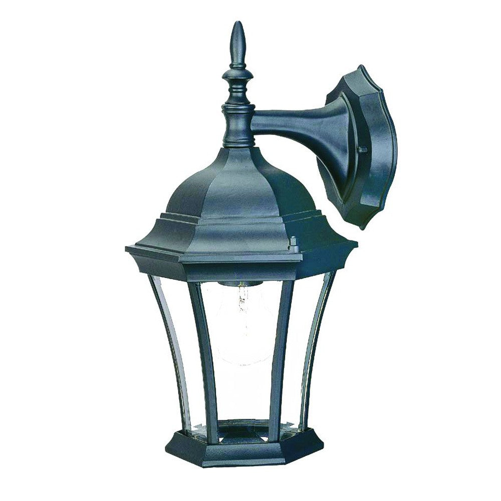 Matte Black Hanging Carousel Lantern Wall Light - Homeroots