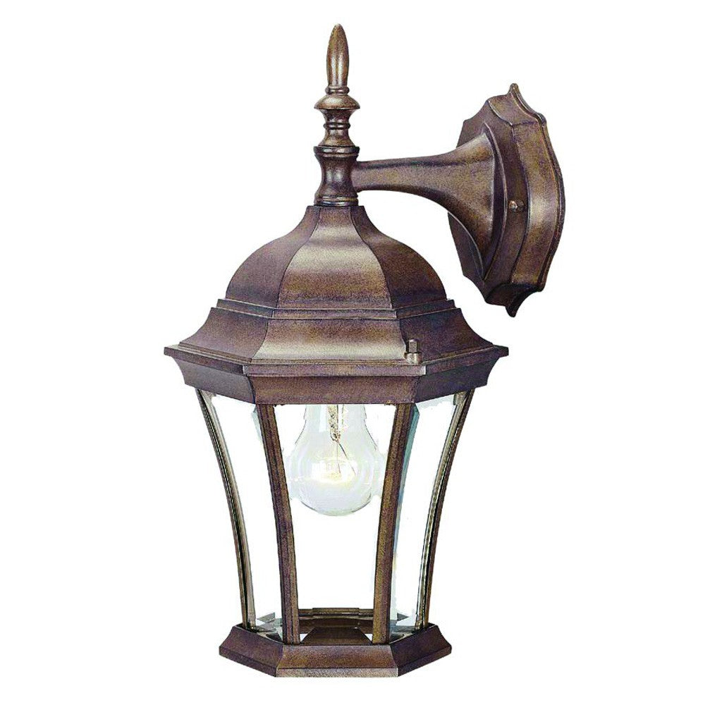 Dark Brown Hanging Carousel Lantern Wall Light - Homeroots