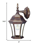Dark Brown Hanging Carousel Lantern Wall Light - Homeroots - Flyclothing LLC