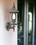 Dark Brown Glass Globe Wall Light - Homeroots