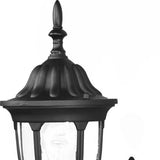 Matte Black Clear Glass Swing Arm Wall Light - Homeroots - Flyclothing LLC