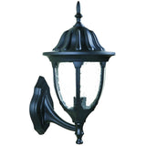 Matte Black Lamp Shape Wall Light - Homeroots