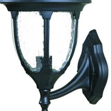 Matte Black Lamp Shape Wall Light - Homeroots