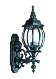 Matte Black Glass Globe Wall Light - Homeroots
