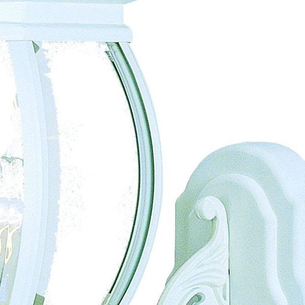 White Glass Globe Wall Light - Homeroots - Flyclothing LLC