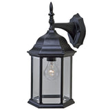 XL White Clear Glass Swing Arm Wall Light - Homeroots