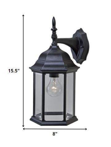 XL White Clear Glass Swing Arm Wall Light - Homeroots - Flyclothing LLC