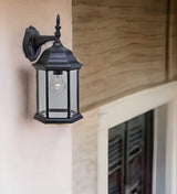 XL White Clear Glass Swing Arm Wall Light - Homeroots - Flyclothing LLC