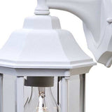 XL White Clear Glass Swing Arm Wall Light - Homeroots - Flyclothing LLC