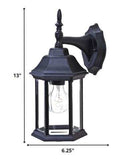 White Clear Glass Swing Arm Wall Light - Homeroots - Flyclothing LLC