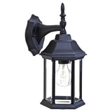 White Clear Glass Swing Arm Wall Light - Homeroots