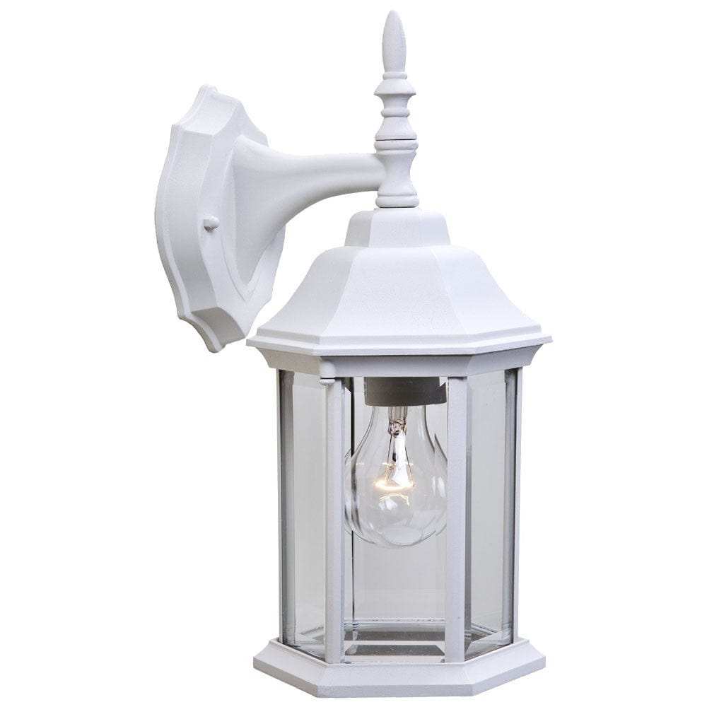 White Clear Glass Swing Arm Wall Light - Homeroots - Flyclothing LLC
