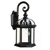 Matte Black Eastern Lantern Wall Light - Homeroots - Flyclothing LLC