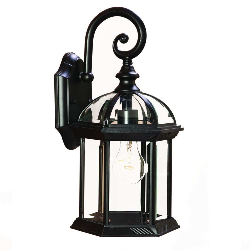 Matte Black Eastern Lantern Wall Light - Homeroots - Flyclothing LLC
