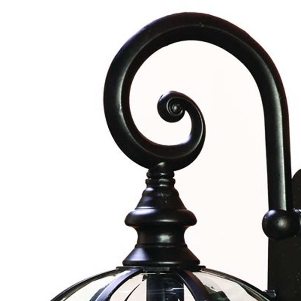 Matte Black Eastern Lantern Wall Light - Homeroots - Flyclothing LLC