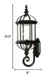 Matte Black Cylindrical Lantern Wall Light - Homeroots - Flyclothing LLC