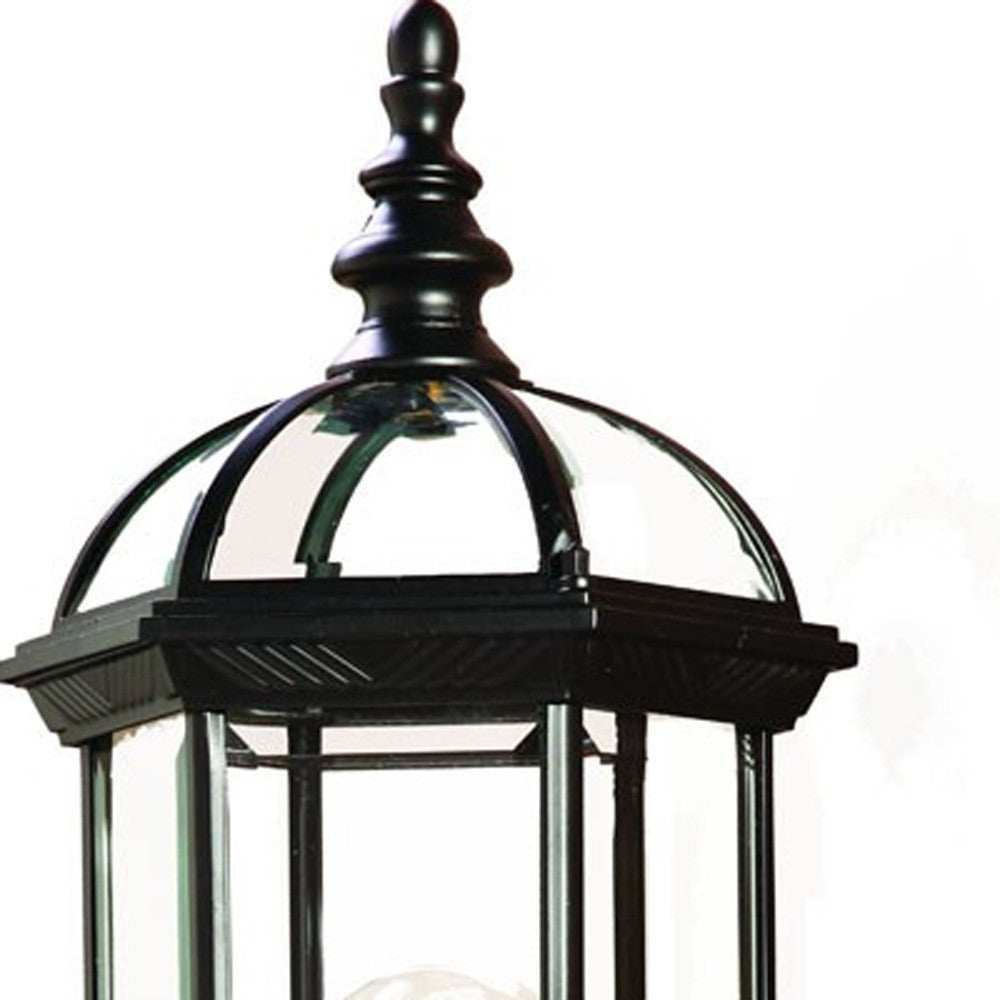 Matte Black Cylindrical Lantern Wall Light - Homeroots - Flyclothing LLC