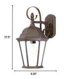 XL Dark Brown Swing Arm Hanging Lantern Wall Light - Homeroots - Flyclothing LLC