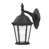 Two Light Matte Black Hanging Carousel Wall Light - Homeroots