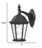 Two Light Matte Black Hanging Carousel Wall Light - Homeroots - Flyclothing LLC